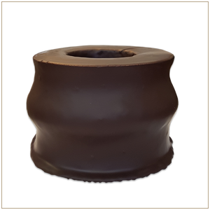 GLUTEN FREE - Fine Baumkuchen - tree cake - individually dipped in 70% dark chocolate - 400g - 14.10 oz ring