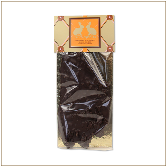 70% Zartbitter Schokolade mit feinem leicht kandiertem Ingwer - 110g